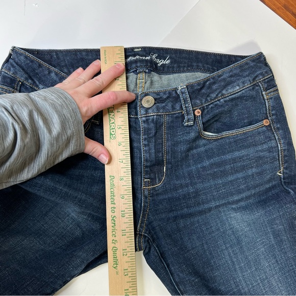 2012 Size 12 American Eagle Skinny Kick Jean 12 stretch - Picture 14 of 16